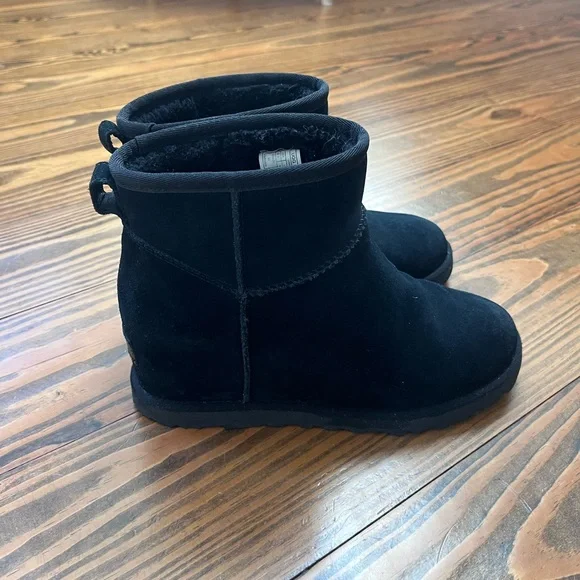 UGG Black Suede Boots - Picture 2 of 6
